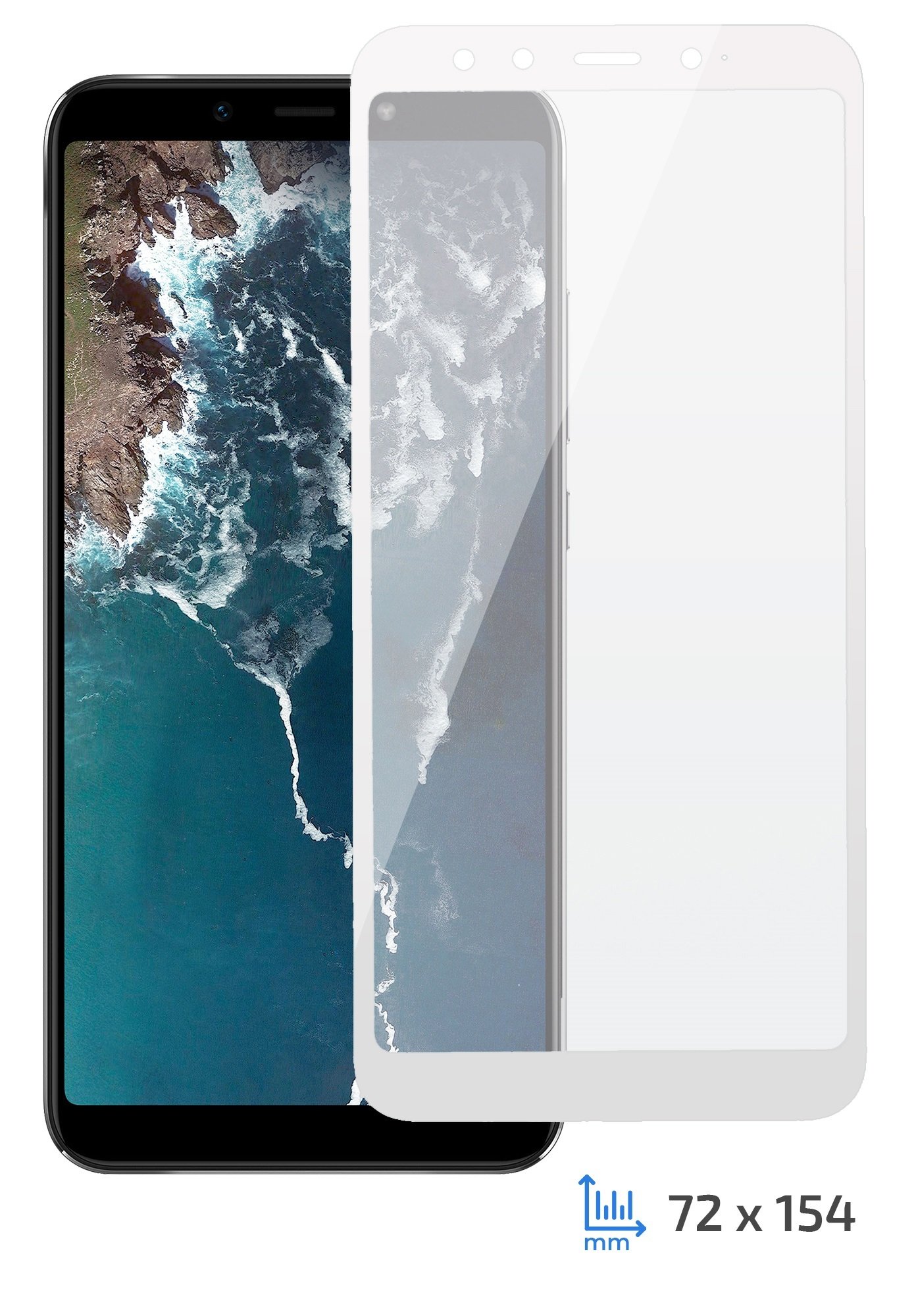 

2E Xiaomi Mi A2 White, 0.33mm, 3D (2E-TGMI-A2-3D-WB), Белый