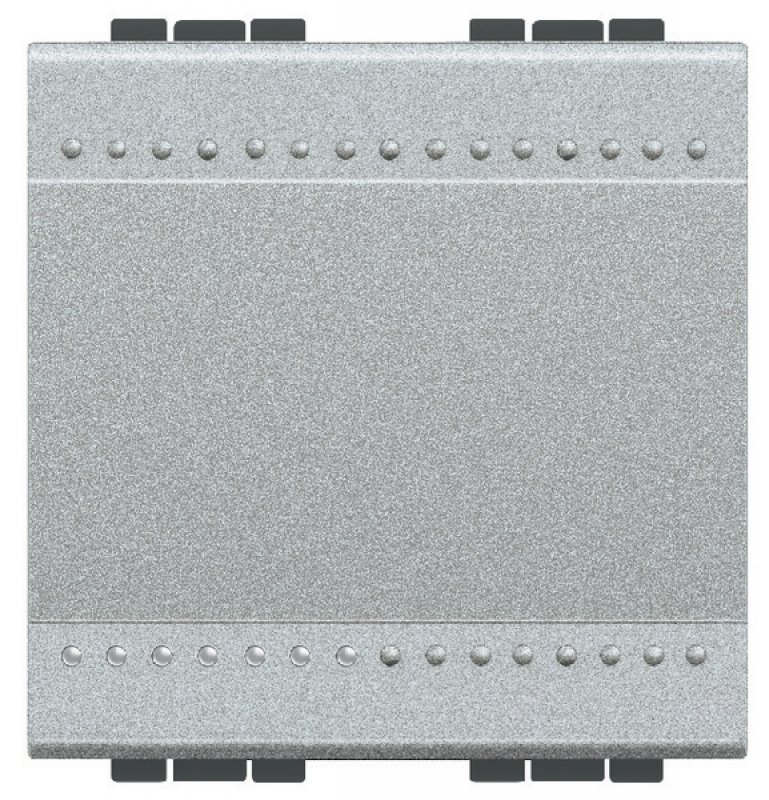 

LEGRAND Bticino LivingLight механические клеммы 2 модуля Алюминий (NT4004M2N)