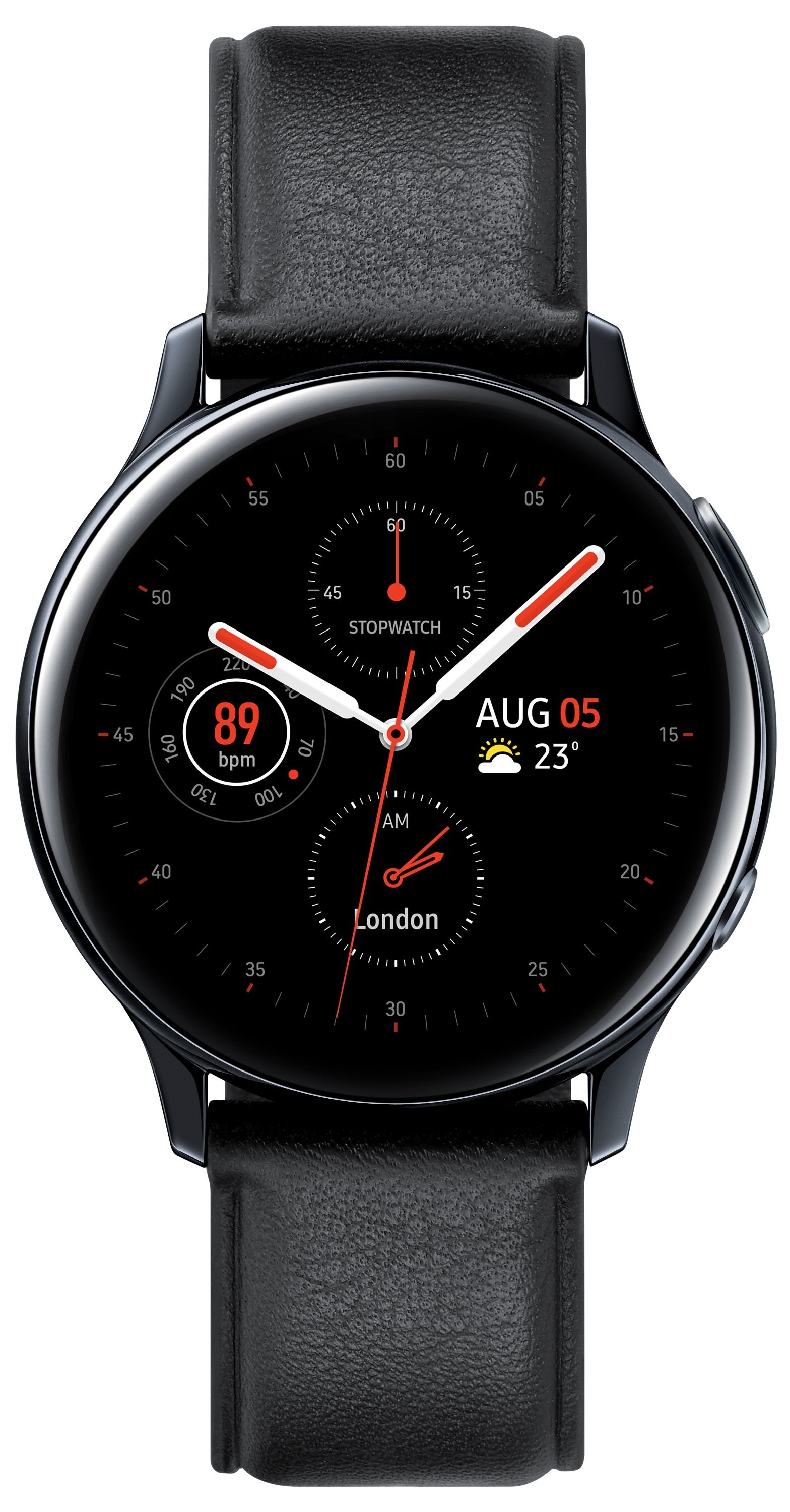 

SAMSUNG Galaxy Watch Active 2 40mm Stainless steel Black (SM-R830NSKASEK)