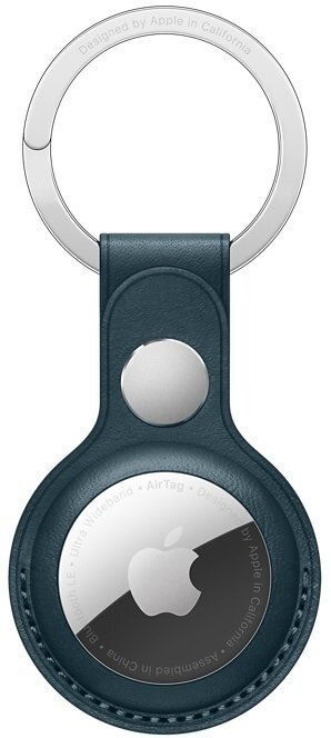 

APPLE для AirTag Leather Key Ring Baltic Blue (MHJ23ZM/A)