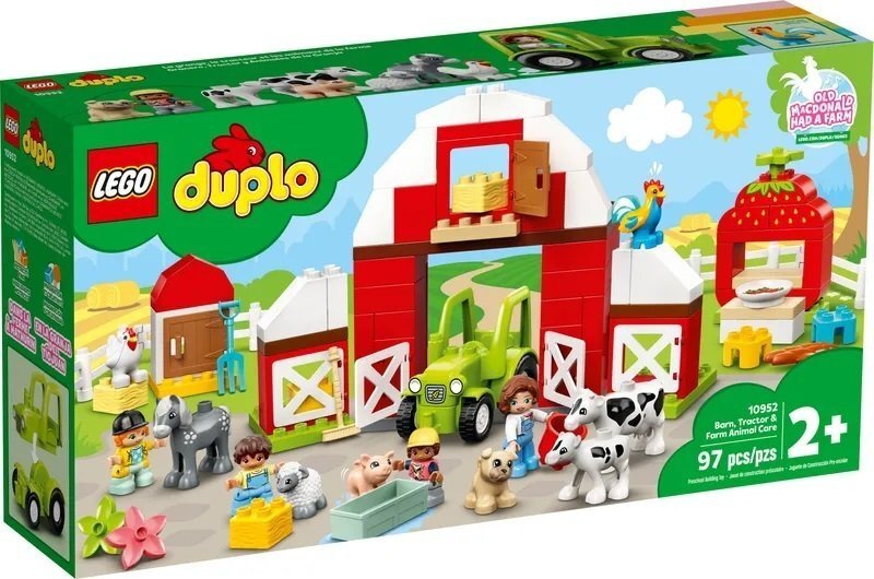 

LEGO хлев, трактор и уход за животными (10952)