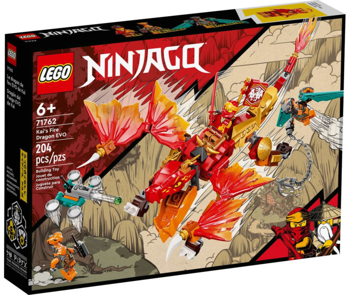 

LEGO Ninjago Огненный дракон ЭВО Кая (71762), Разноцветный