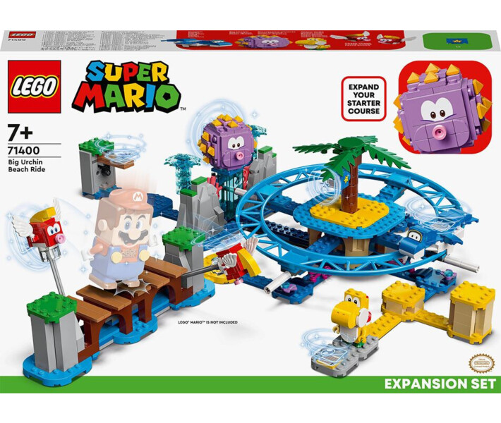 

LEGO Super Mario Дополнительный набор «Пляжное веселье огромного ежа» (71400), Разноцветный