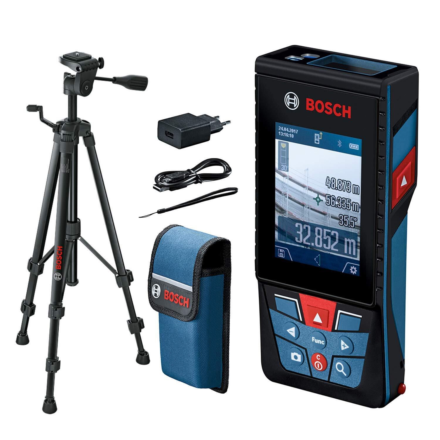

BOSCH GLM 120C + штатив BT 150, 0.08-120м, Bluetooth (0.601.072.F01)