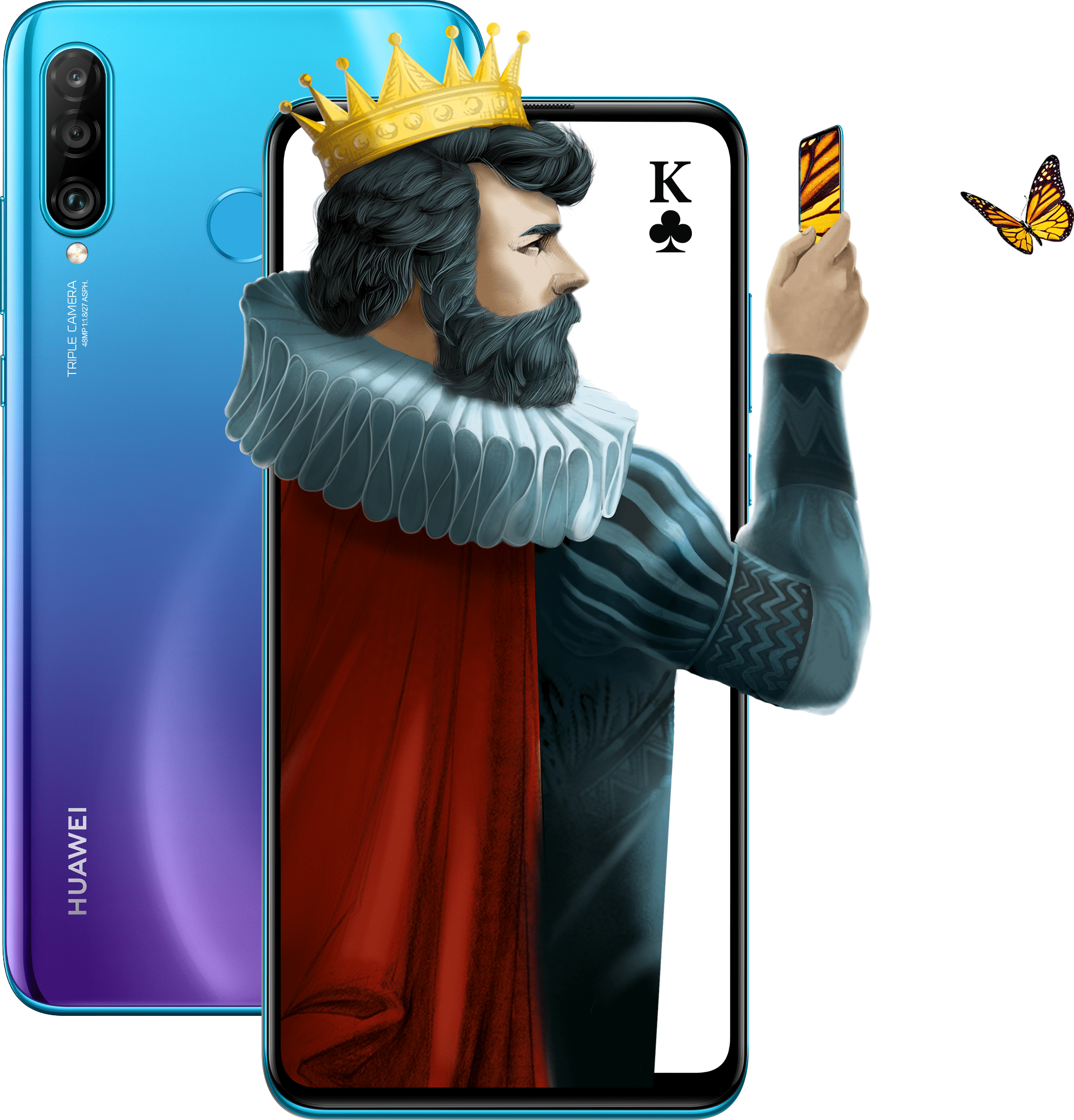 

HUAWEI P30 Lite (MAR-LX1A) Peacock Blue (HW51093PUU