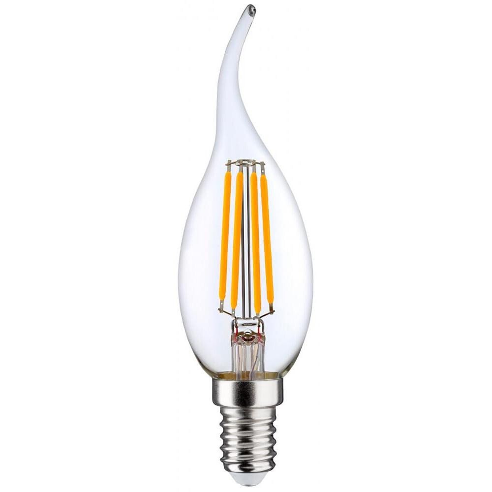 

OSRAM LED STAR E14 5-60W 4000K 220V BA35 FILAMENT (4058075212367), Прозрачный