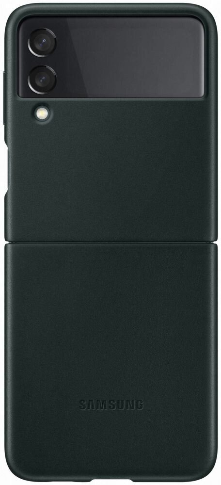 

SAMSUNG для Galaxy Z Flip 3 Leather Cover Green (EF-VF711LGEGRU), Зелёный