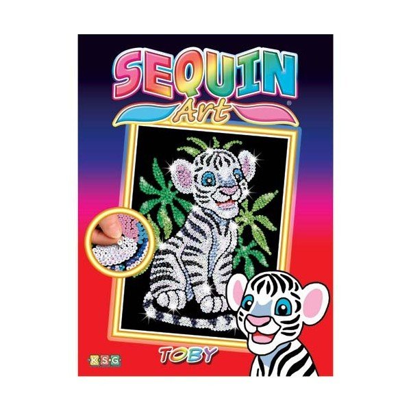 

Sequin Art RED Toby the White Tiger Cub (SA0906)