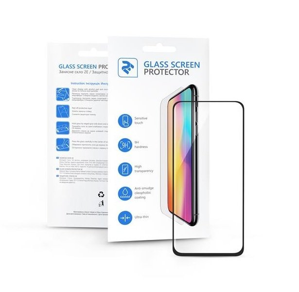 

2E для Huawei Y5 2019/Honor 8S 3D FG Black (2E-H-Y5-19-IB3DFG-BB), Прозрачный