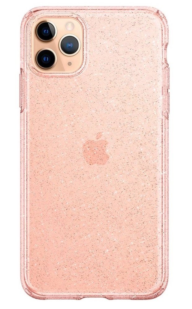 

Spigen для iPhone 11 Pro Max Liquid Crystal Glitter Rose Quartz (075CS27132), Розовый