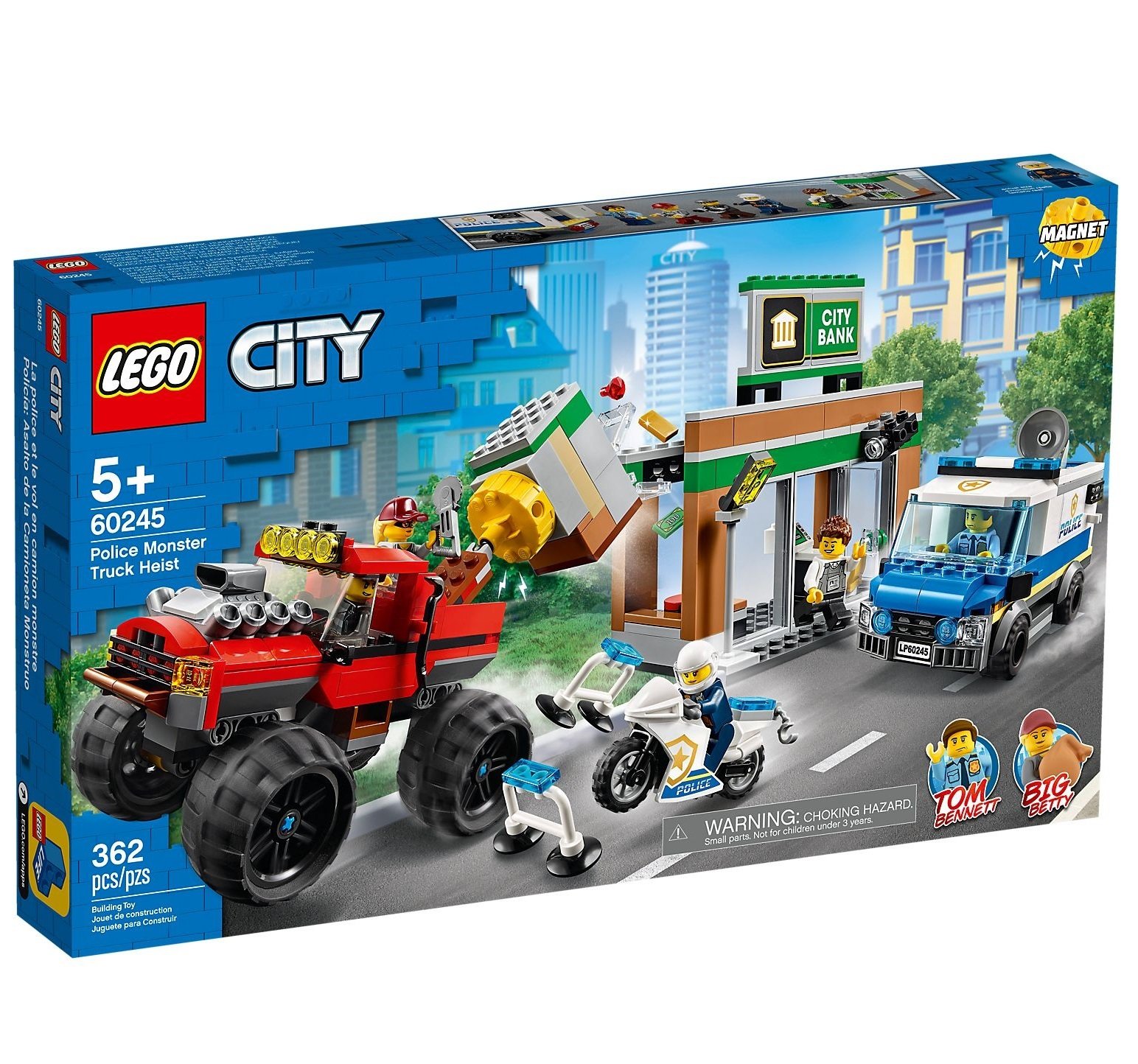 

LEGO City Ограбление полицейского монстр-трака (60245)