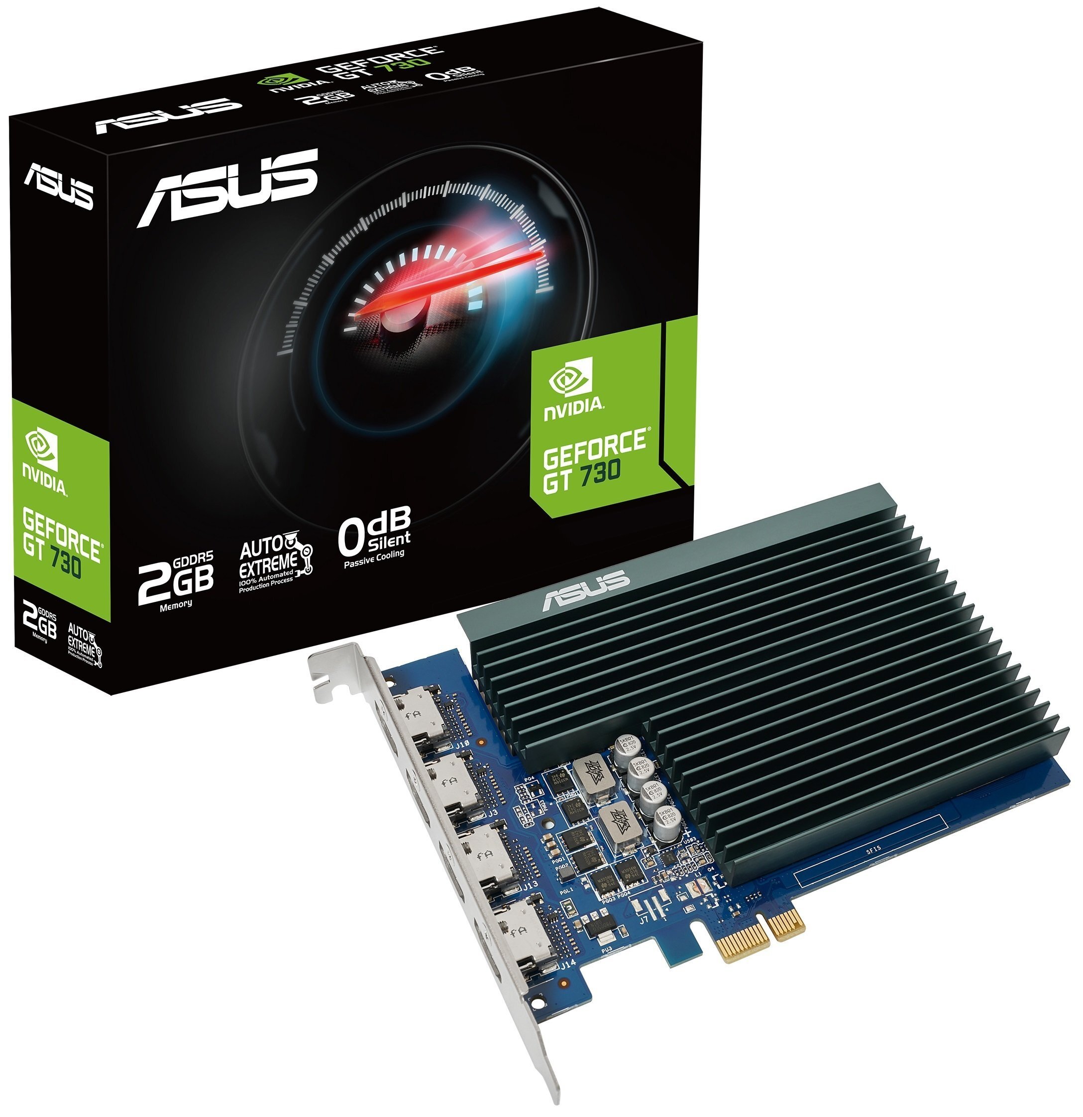 

ASUS GeForce GT730 2GB DDR5 Silent loe 4 HDMI (GT730-4H-SL-2GD5)