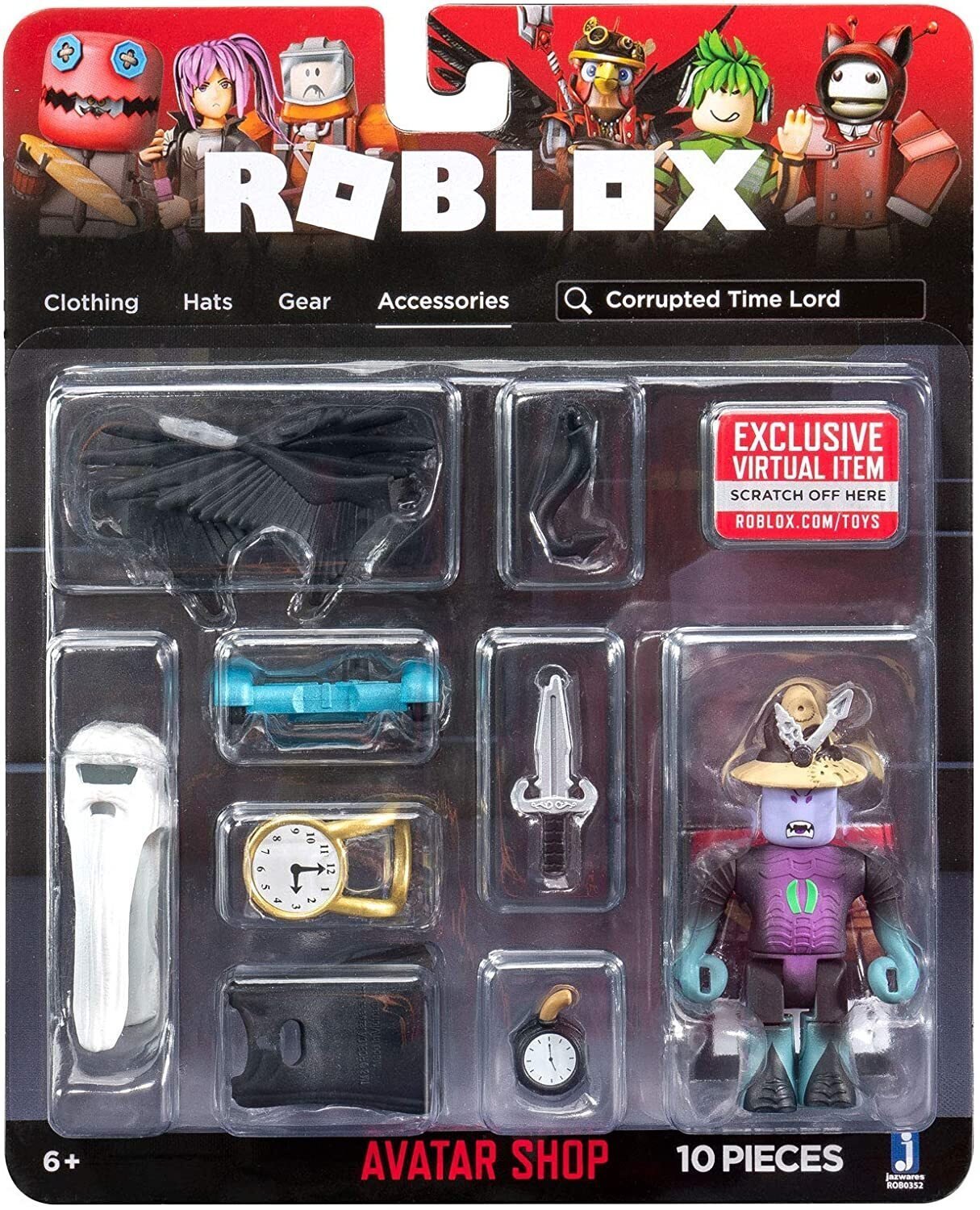 

Jazwares Roblox Avatar Shop Corrupted Time Lord (ROB0352), Разноцветный