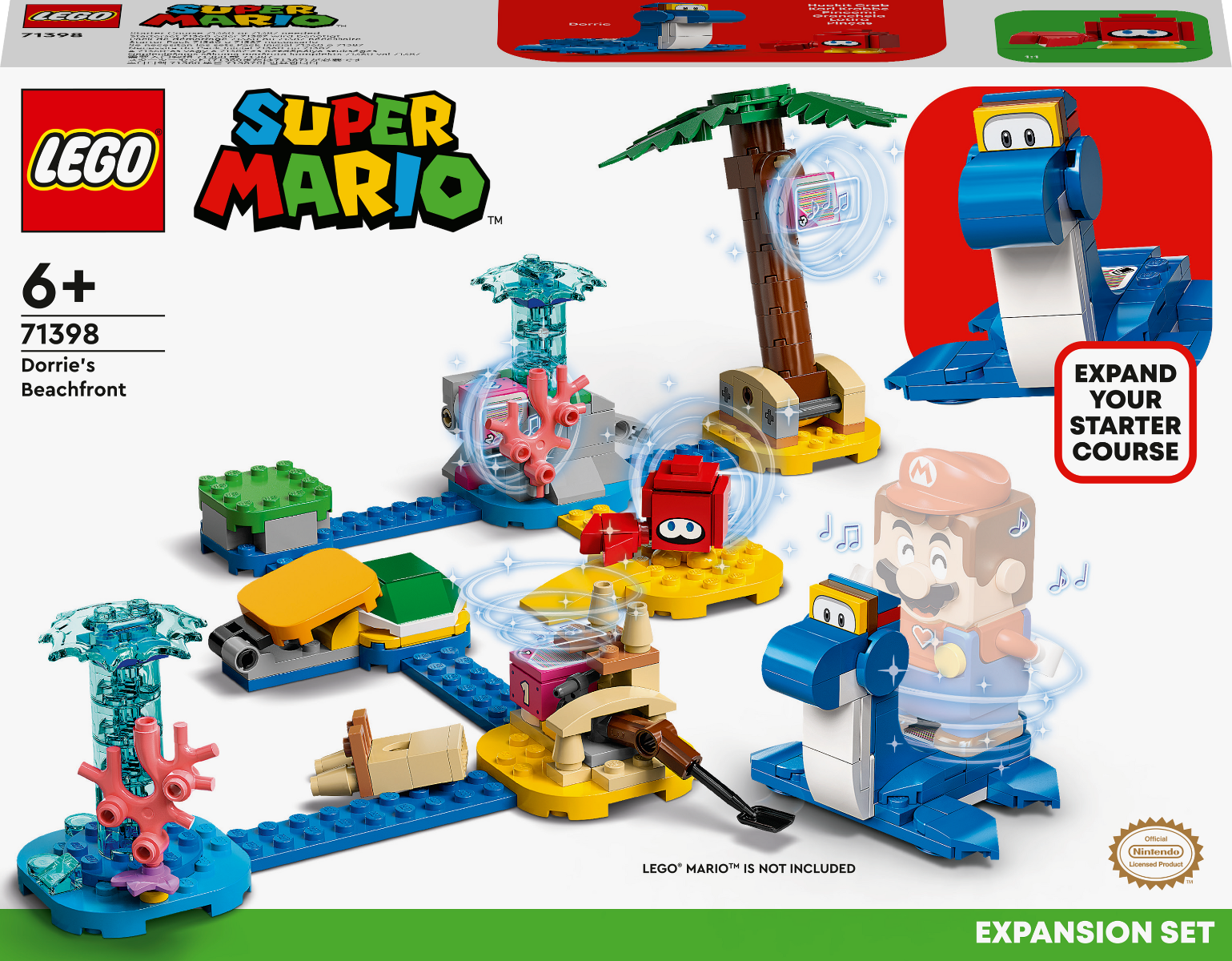 

LEGO Super Mario Дополнительный набор «Берег Дорри» (71398), Разноцветный