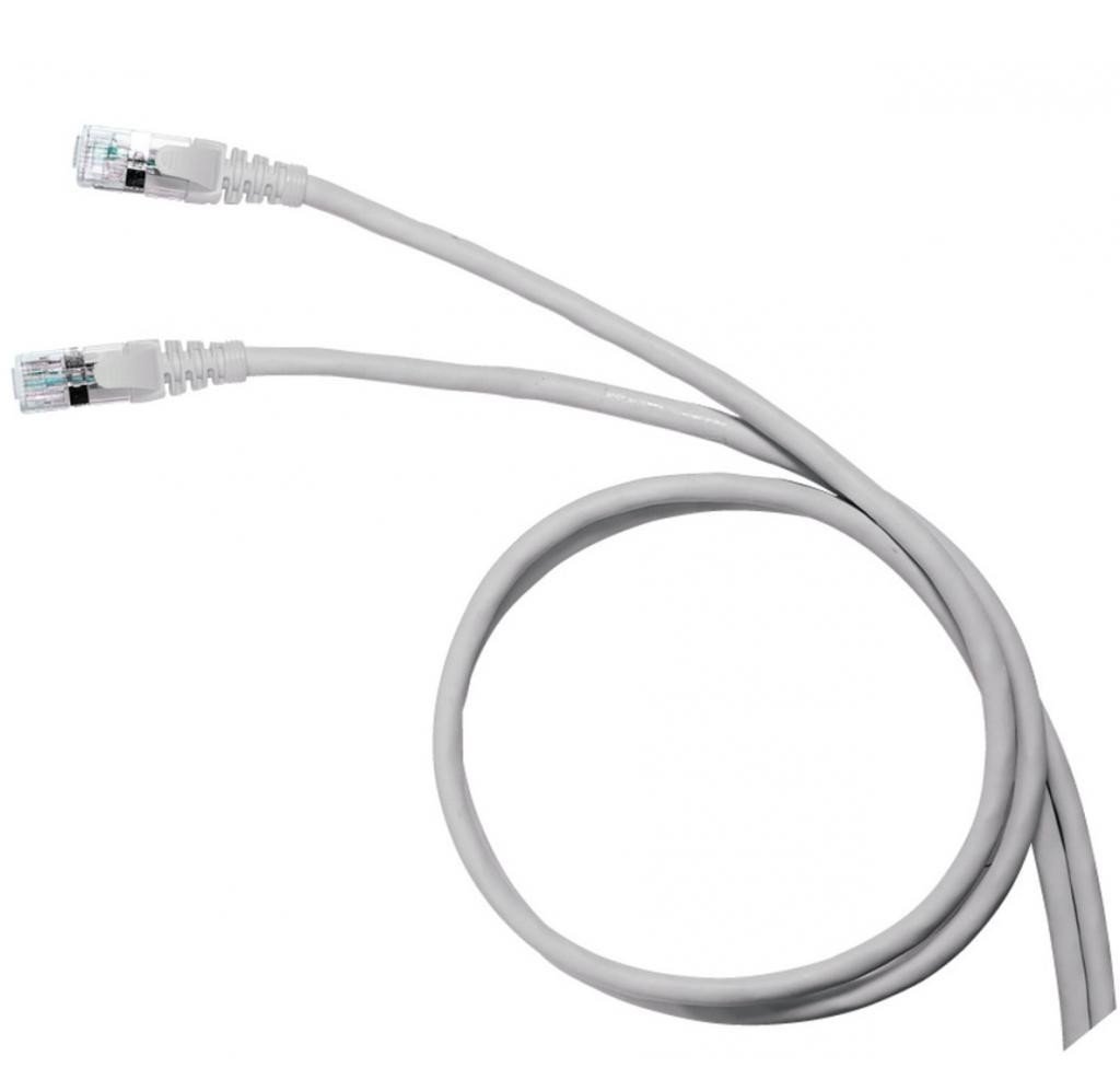 

LEGRAND RJ45, кат. 5e, F/UTP, ПВХ, серый, 1.0 м, LCS2 (051640)