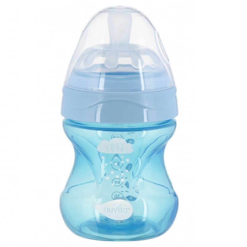 

NUVITA NV6012 Mimic Cool 150мл 0м+ Антиколиковая, голубая (NV6012SKY), Голубой