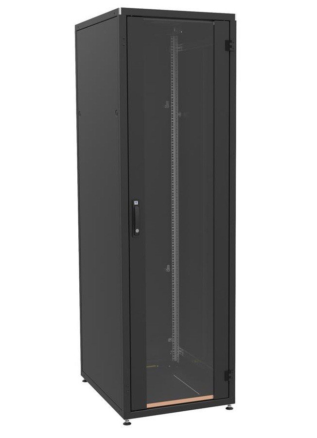 

ZPAS 19" 42U 600x600, стекл.дверь WZ-, черный (IT-426060-69AA-2-161-FP)