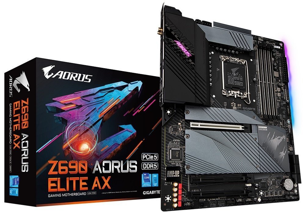 

GIGABYTE Z690 AORUS ELITE AX, Чёрный