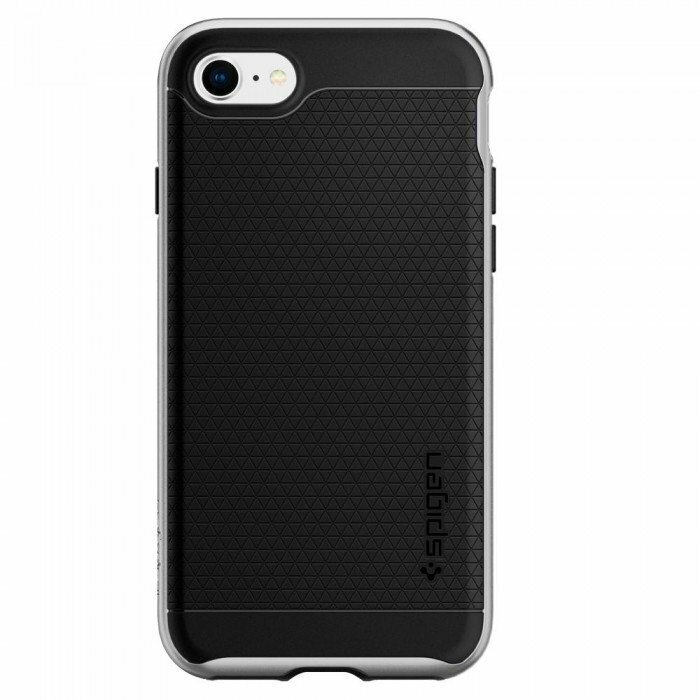 

Spigen iPhone 8/7 Neo Hybrid 2 Satin Silver (054CS22359), Чёрный