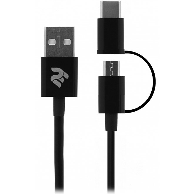 

2E microUSB + Type-C 1m Black (2E-CCMTAB-BL)