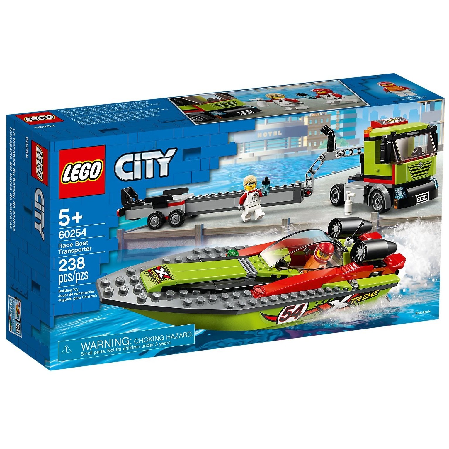 

LEGO City Транспортировщик скоростных катеров (60254)