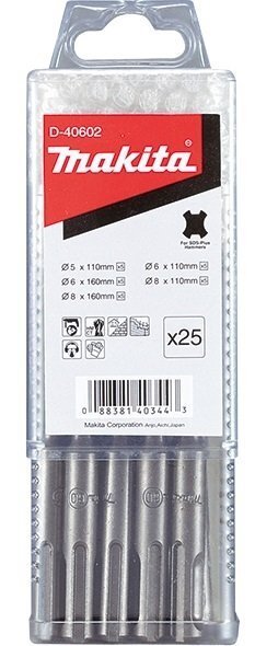 

MAKITA SDS-Plus 25 шт (D-40602)