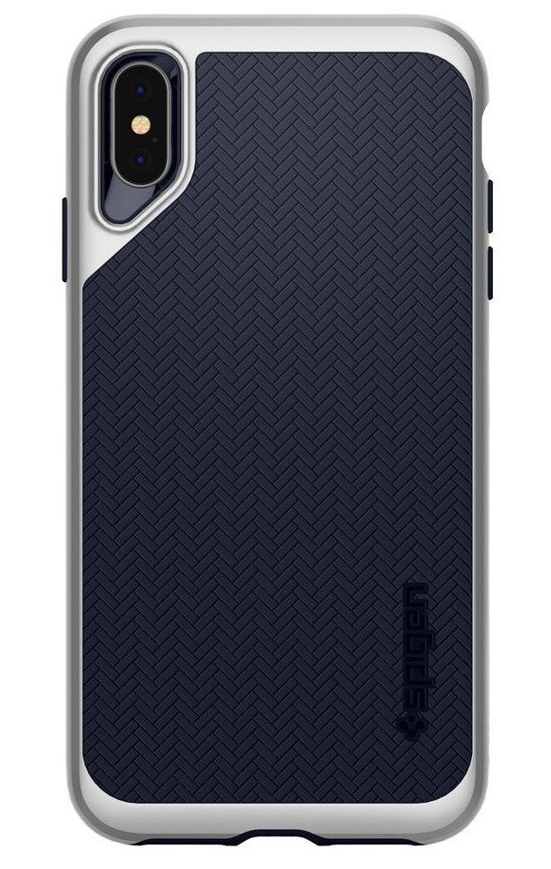 

Spigen iPhone XS Max Neo Hybrid Satin Silver (065CS24840), Синий