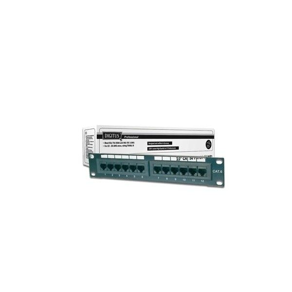 

DIGITUS 10" 1U, 12 портов,5e UTP в сборе (DN-91512U)