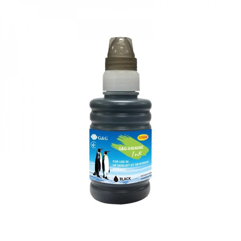 

G&G для HP GT51XL DJ 5810/5820, Ink Tank 115/315/319/410/415/419 Black (G&G-X4E40AE)