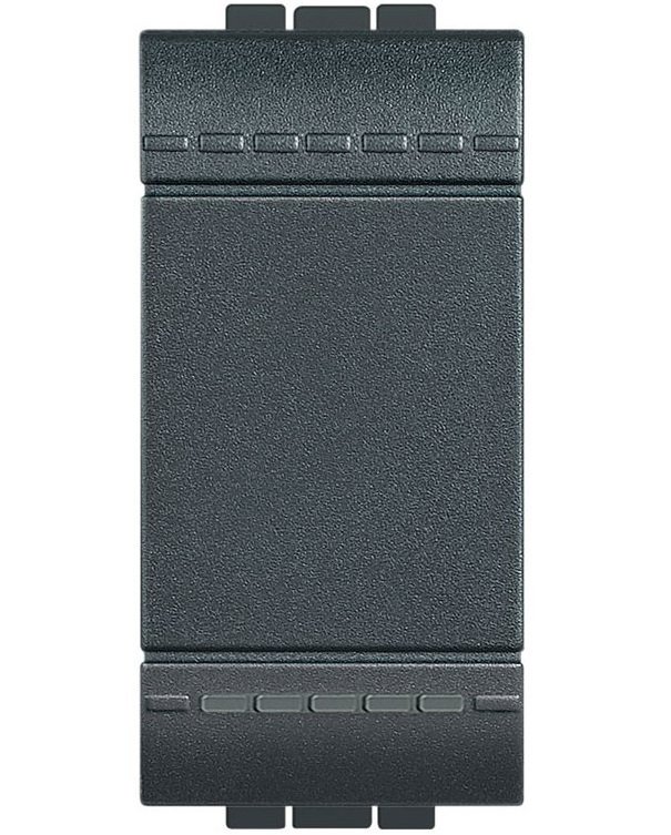

LEGRAND Bticino LivingLight механические клеммы 1 модуль Антрацит (L4004N)
