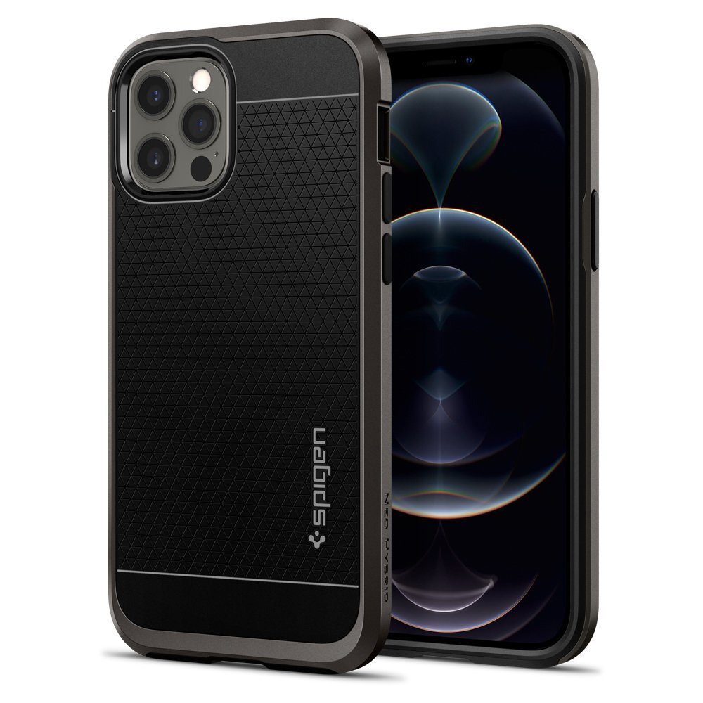 

Spigen для iPhone 12 Pro Max Neo Hybrid Gunmetal (ACS01627)