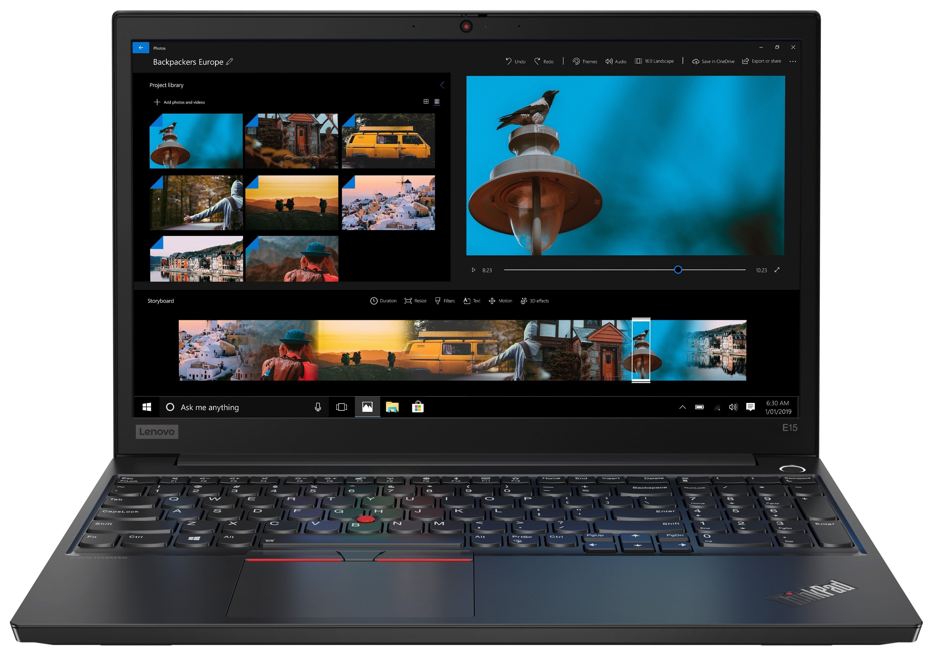 

LENOVO ThinkPad E15 (20T8001VRT), Чёрный