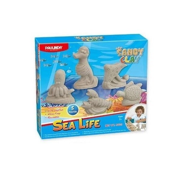 

Paulinda Sandy clay Морская жизнь-животные 300 грамм, 5 единиц (PL-140017)