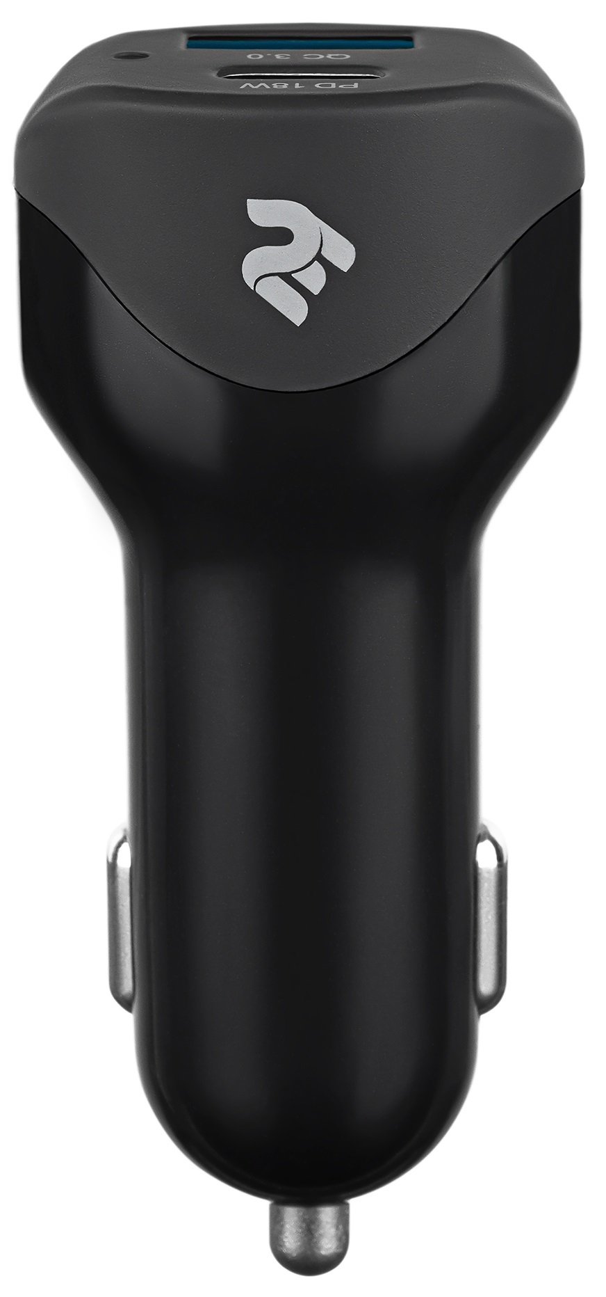 

2Е Dual USB Car Charger Quick Charge 3.0 36W Black (2E-ACR36WPDQC), Чёрный