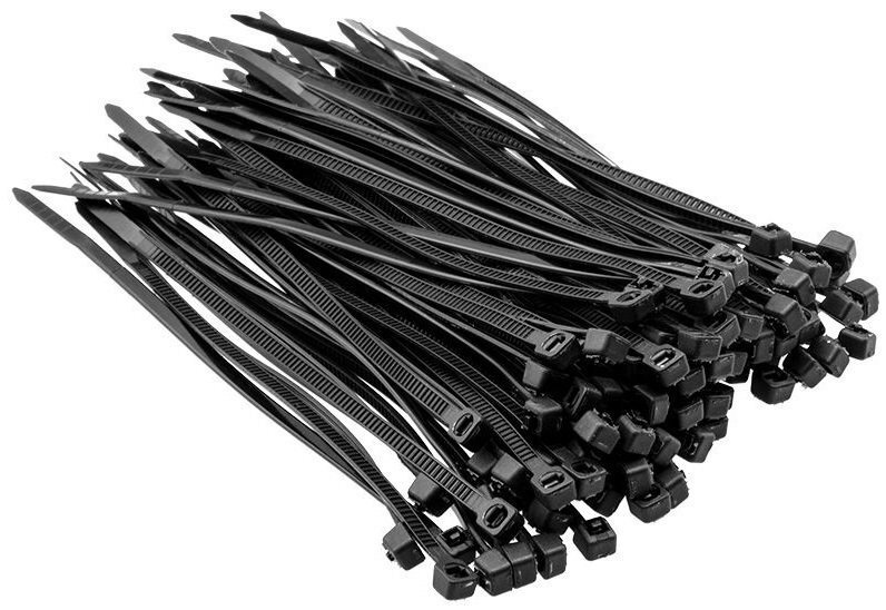 

TOP TOOLS черный, 2.5x100 мм, пластик, 100 шт. (44E956), Чёрный