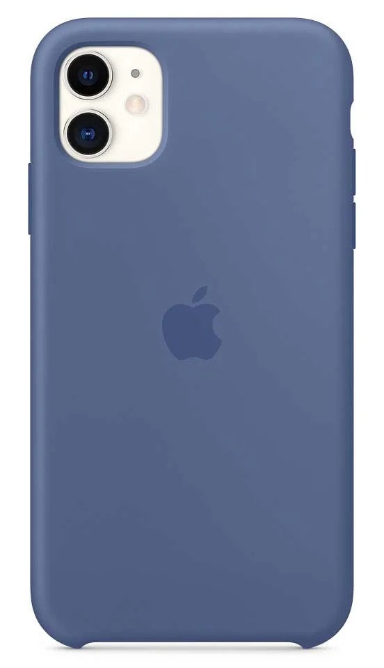 Акція на APPLE для iPhone 11 Silicone Case Linen Blue (ZKMY1A2ZMA) від Repka