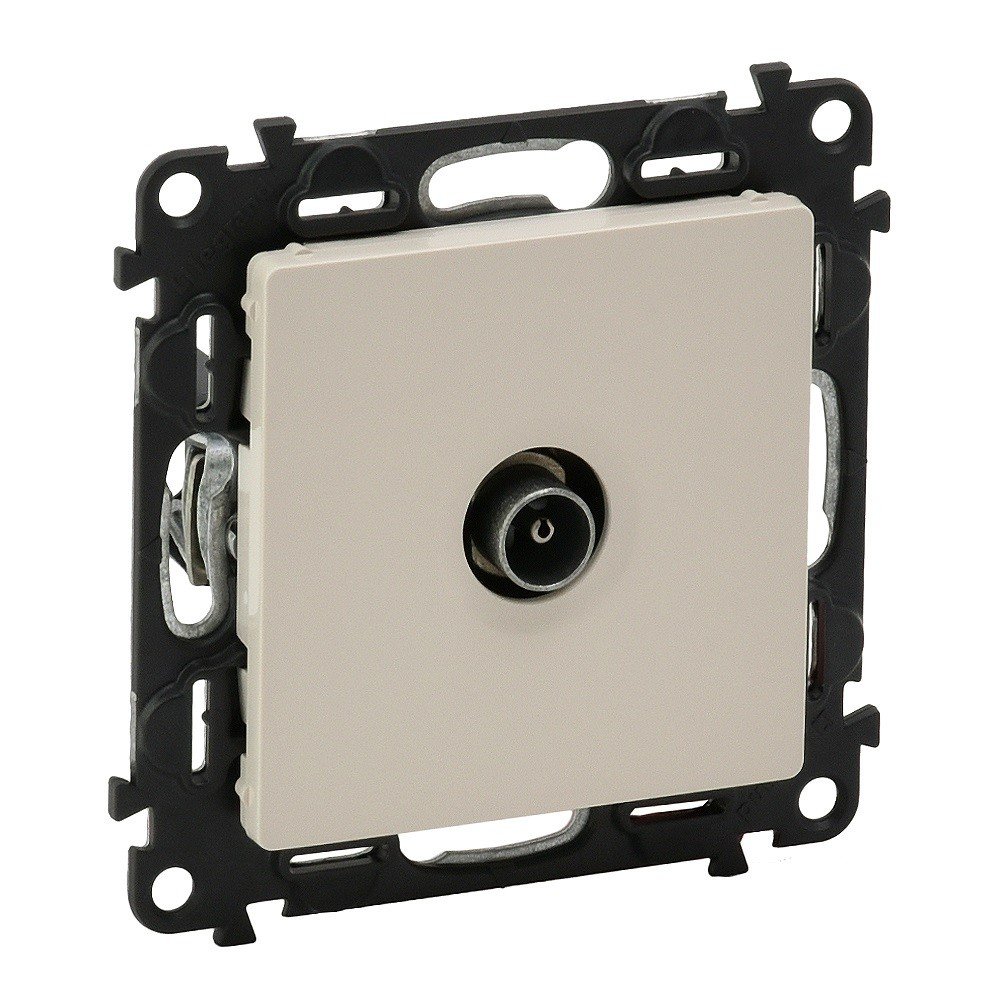 

LEGRAND TV оконечная "шлейф" штекер Слоновая кость, Valena LIFE (753560)