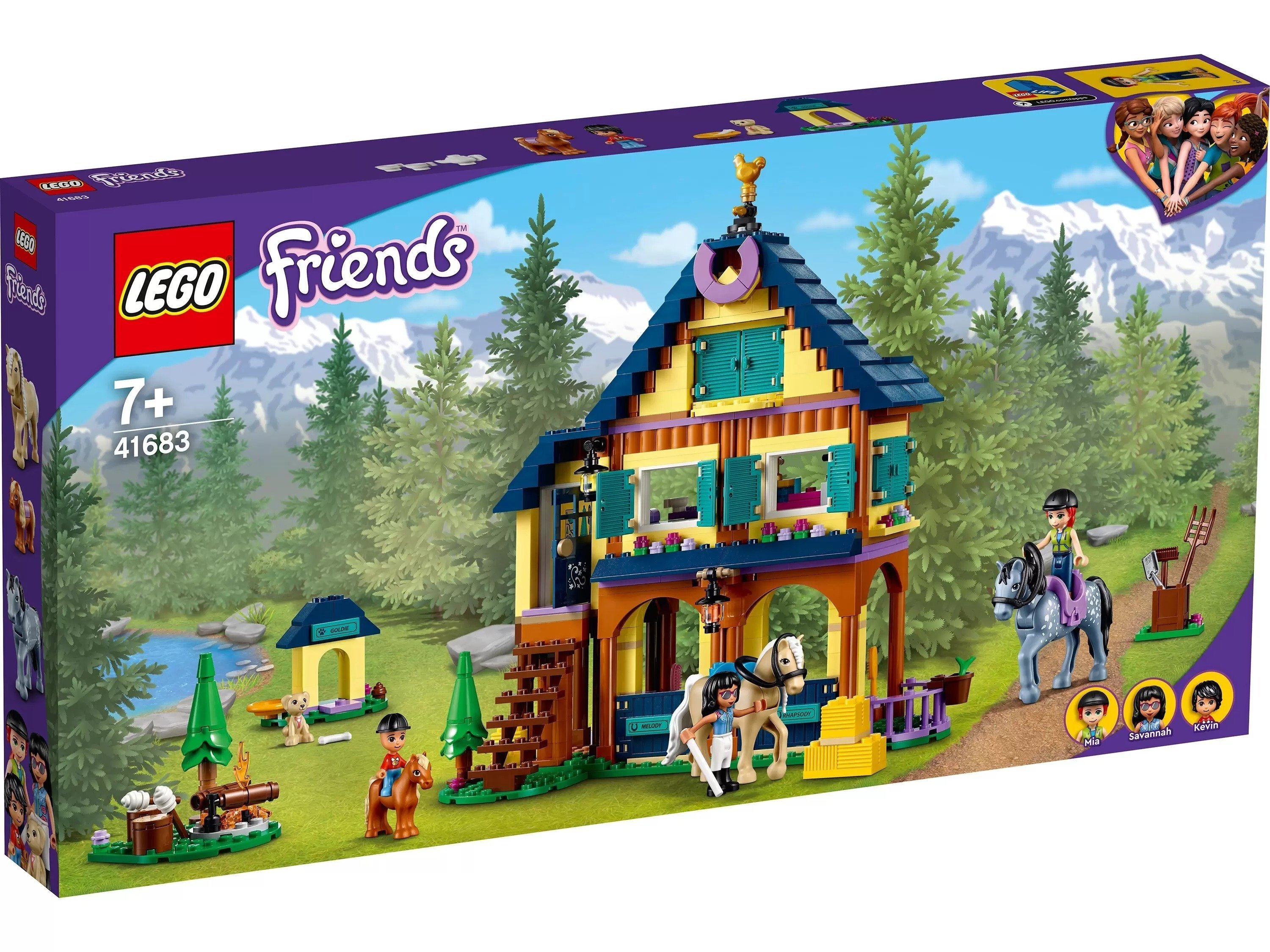 

LEGO Friends Лесной клуб верховой езды (41683)