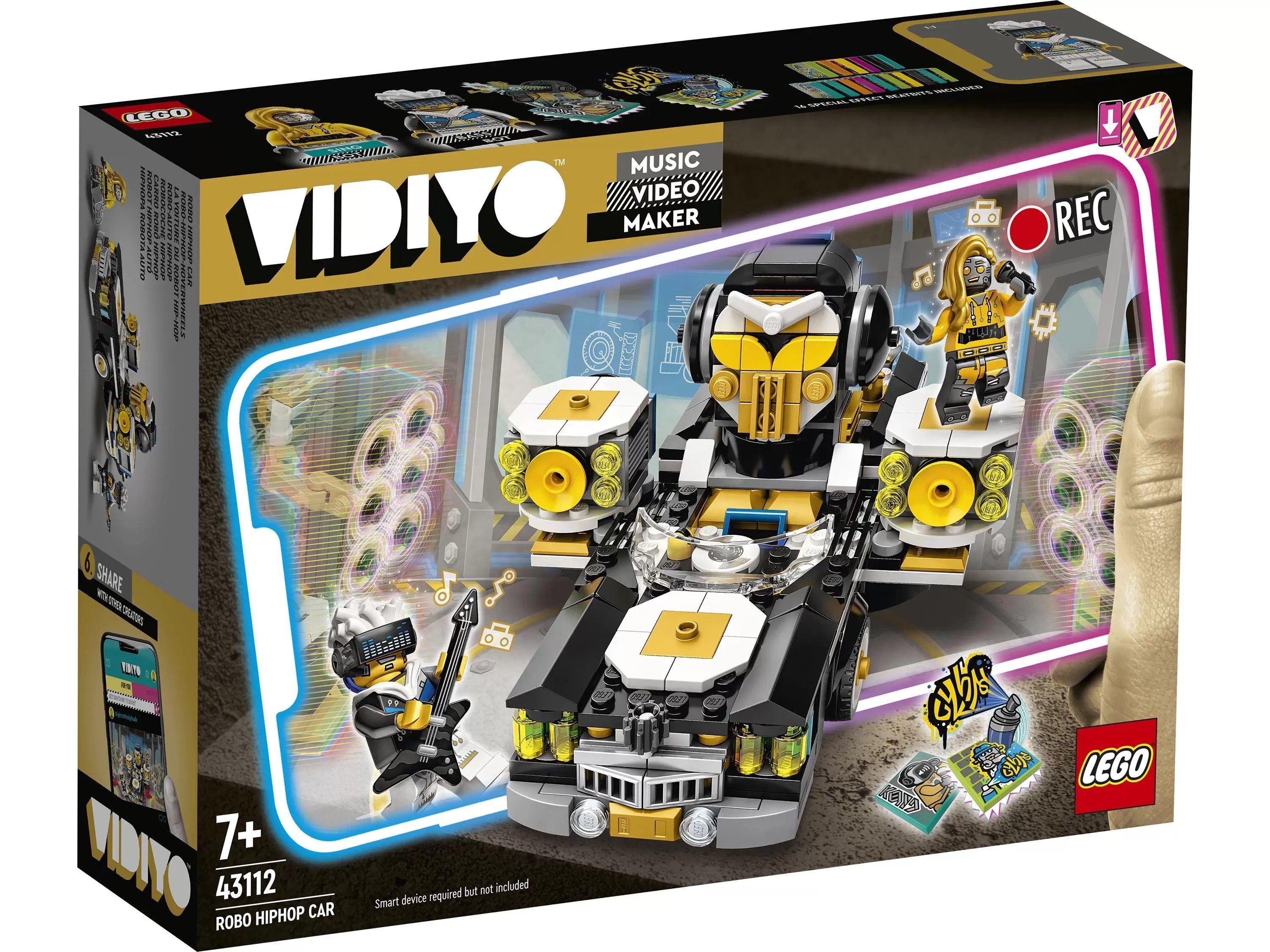 

LEGO VIDIYO Robo HipHop Car (Машина Хип-Хоп Робота) (43112)