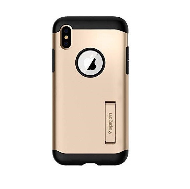 

Spigen iPhone XS Max Slim Armor Champagne Gold (065CS25154), Золотистый