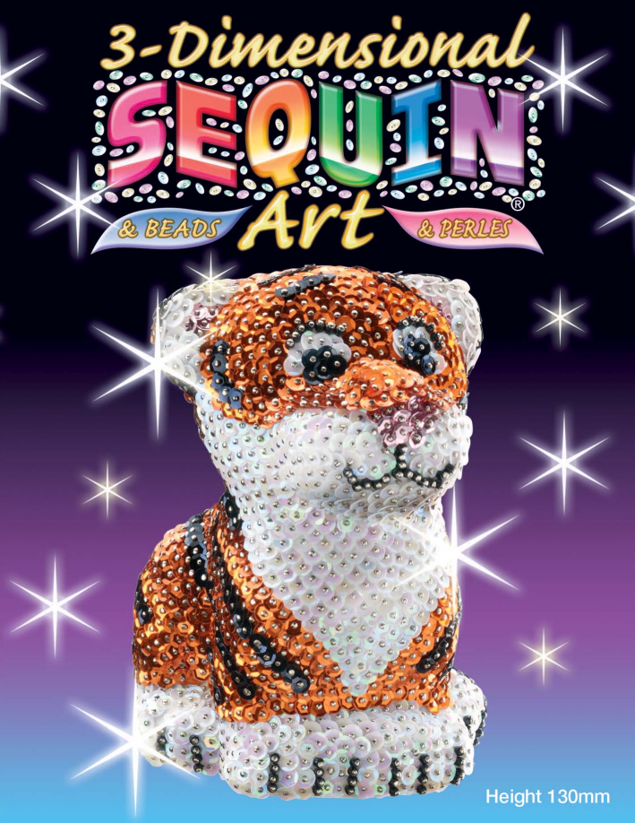 

Sequin Art 3D Tiger (SA1122)