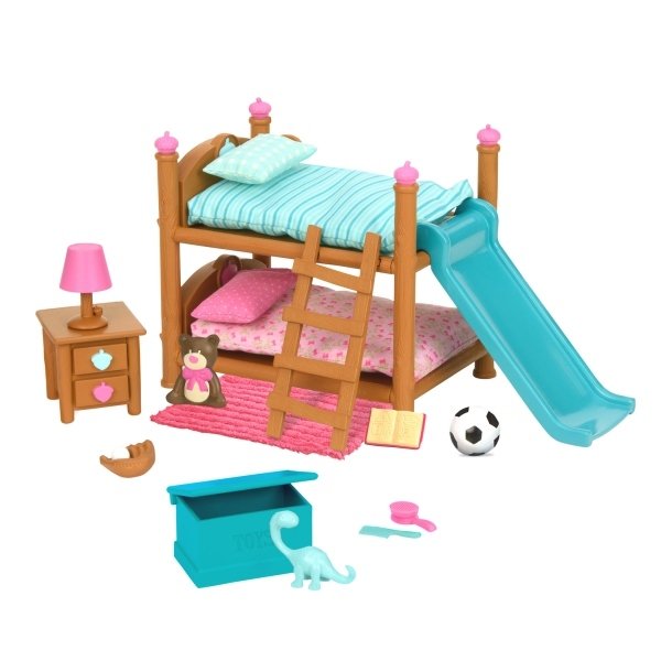 

Lil Woodzeez Двухъярусная кровать для детской комнаты (6169Z), Разноцветный