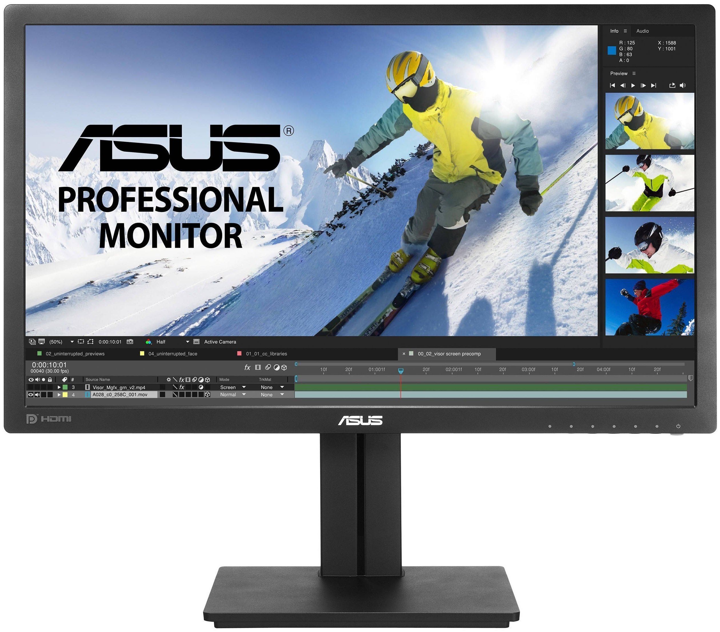 

ASUS PB278QV (90LMGA301T02251C-), Чёрный