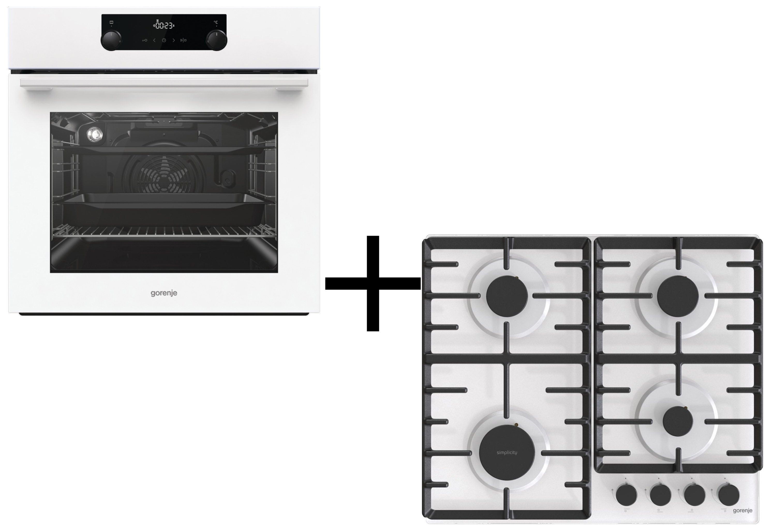

GORENJE BO735E20W+GORENJE GT642SYW, Белый