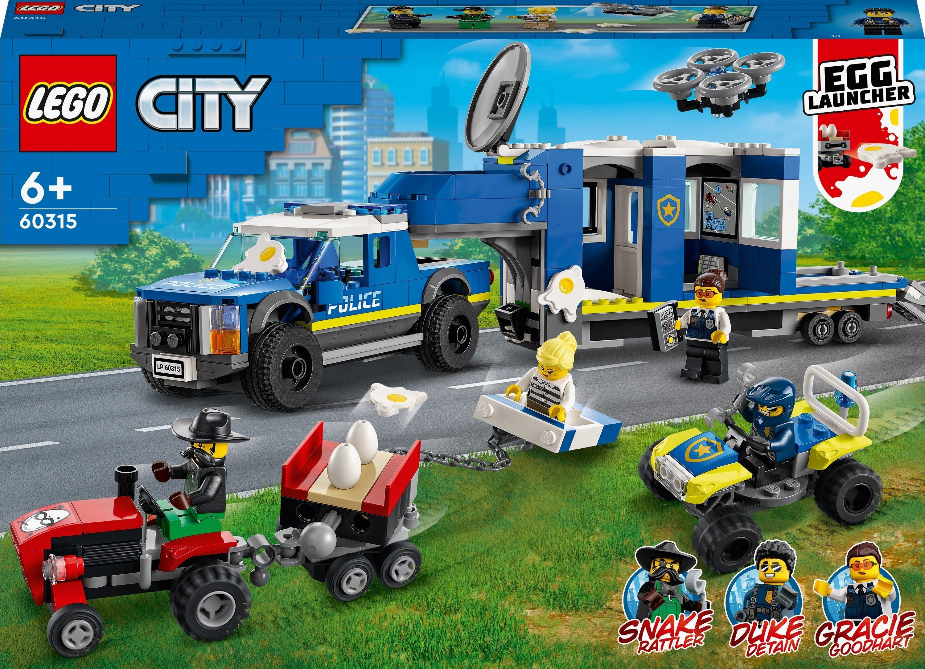 

LEGO City Полицейский мобильный командный трейлер (60315), Разноцветный