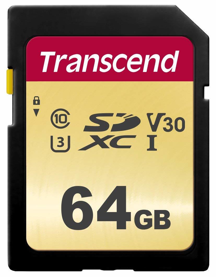

TRANSCEND SDXC 500S 64GB UHS-I U3 (TS64GSDC500S)
