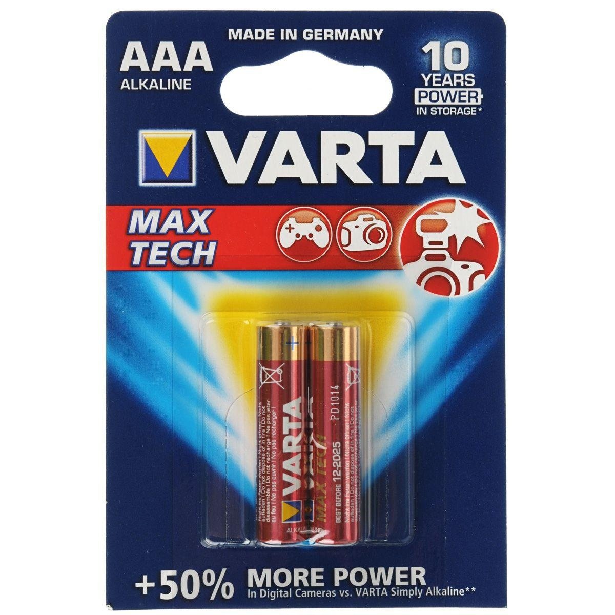 

VARTA MAX T. AAA BLI 2 ALKALINE (04703101412)