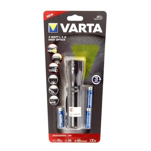 

VARTA 3W LED High Optics Light 3AAA (18810101421)