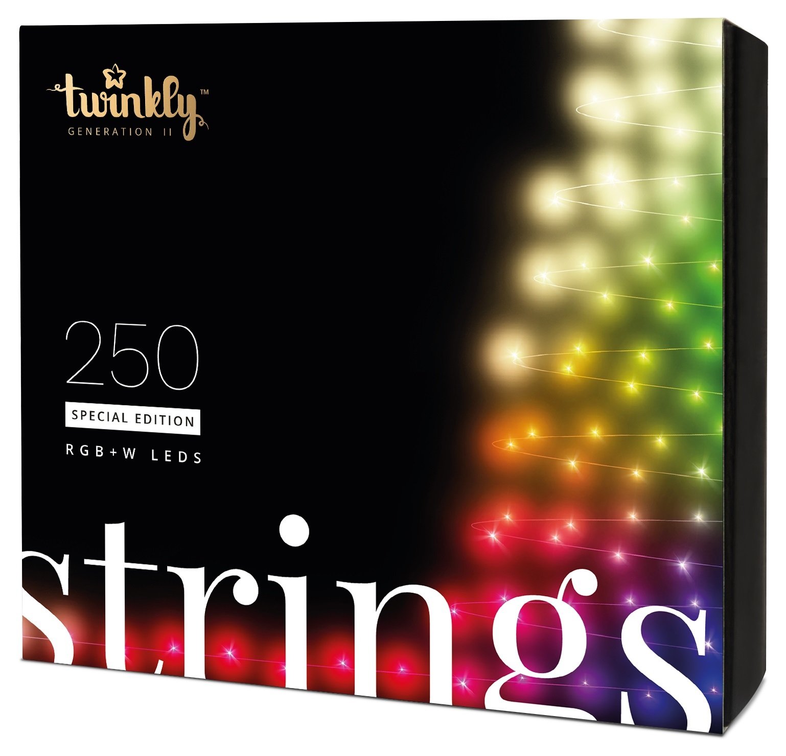 

Twinkly 250 ламп (LED) диаметр 5мм, матово-прозрачная плоская RGBW линза (TWS250SPP-BEU)