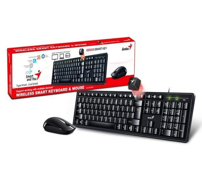 

GENIUS Smart KM-8200 WL Black Ukr (31340003410), Чёрный
